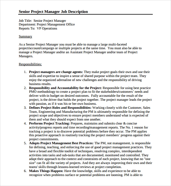 Detail Microsoft Job Description Template Nomer 16