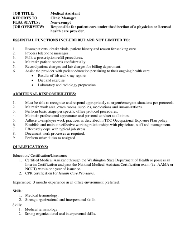 Download Microsoft Job Description Template Nomer 38