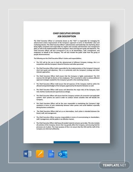 Download Microsoft Job Description Template Nomer 58