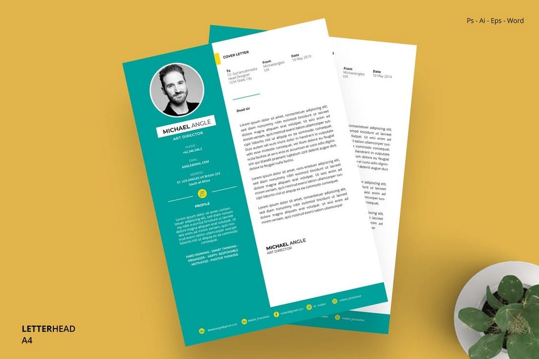 Detail Microsoft Office Letterhead Template Nomer 25