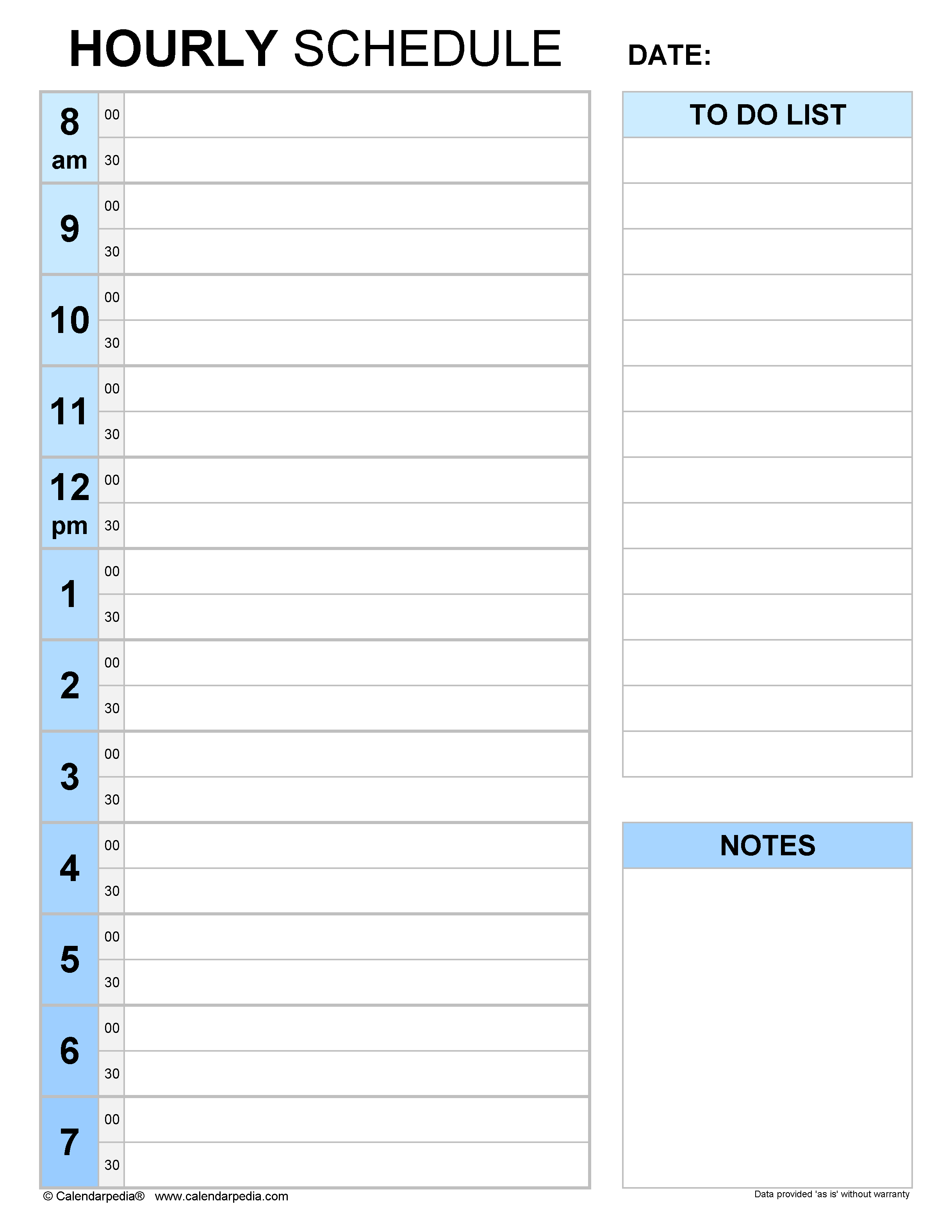 Detail Microsoft Word Daily Schedule Template Nomer 27