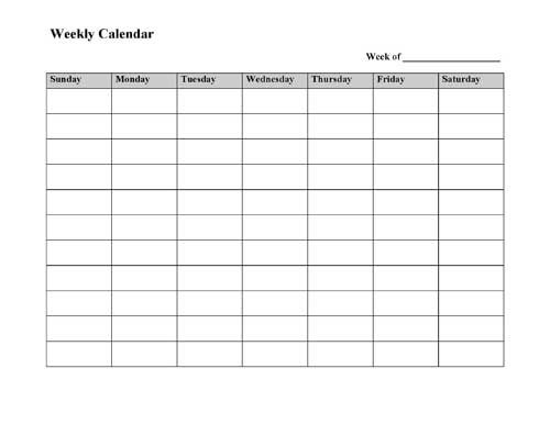 Detail Microsoft Word Daily Schedule Template Nomer 35