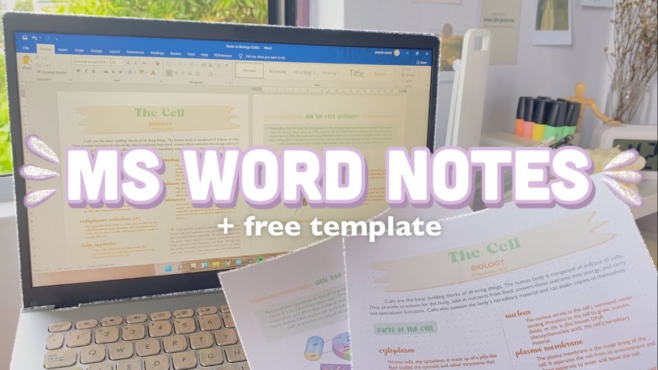 Detail Microsoft Word Notes Template Nomer 3