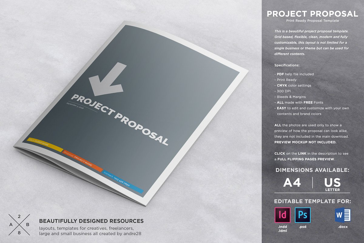 Detail Microsoft Word Proposal Template Nomer 34