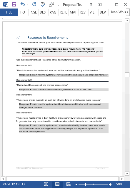 Detail Microsoft Word Proposal Template Nomer 39