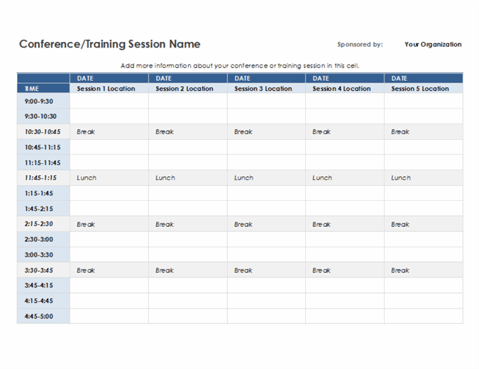 Detail Microsoft Word Schedule Template Nomer 46