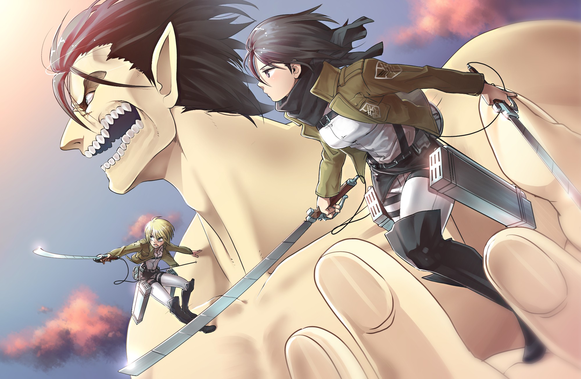 Detail Mikasa Ackerman Titan Form Nomer 15