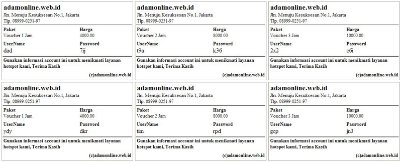 Detail Mikrotik Voucher Template Nomer 17