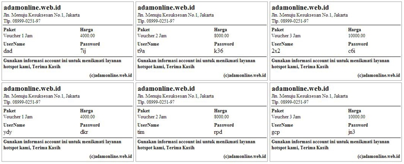 Detail Mikrotik Voucher Template Html Nomer 13