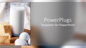 Detail Milk Themed Powerpoint Template Nomer 27