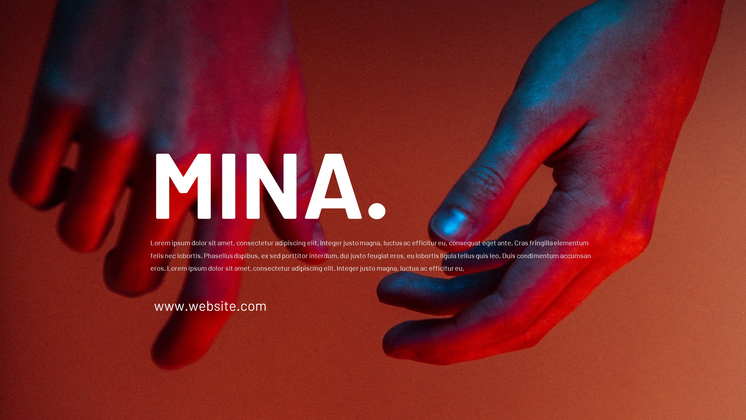 Mina Powerpoint Template - KibrisPDR