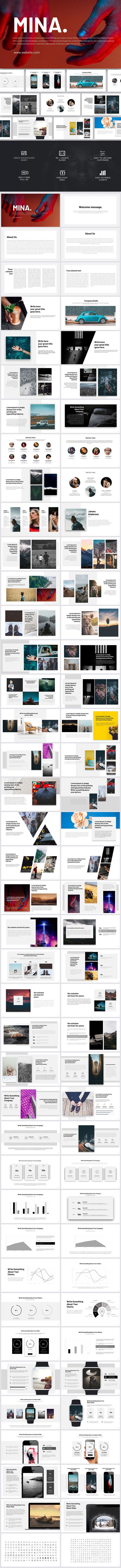 Detail Mina Powerpoint Template Nomer 13