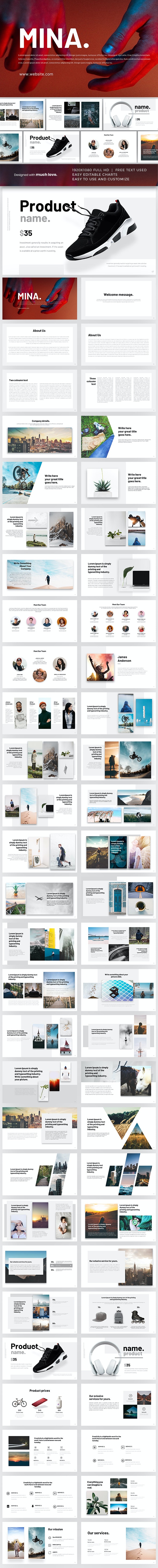 Detail Mina Powerpoint Template Nomer 3