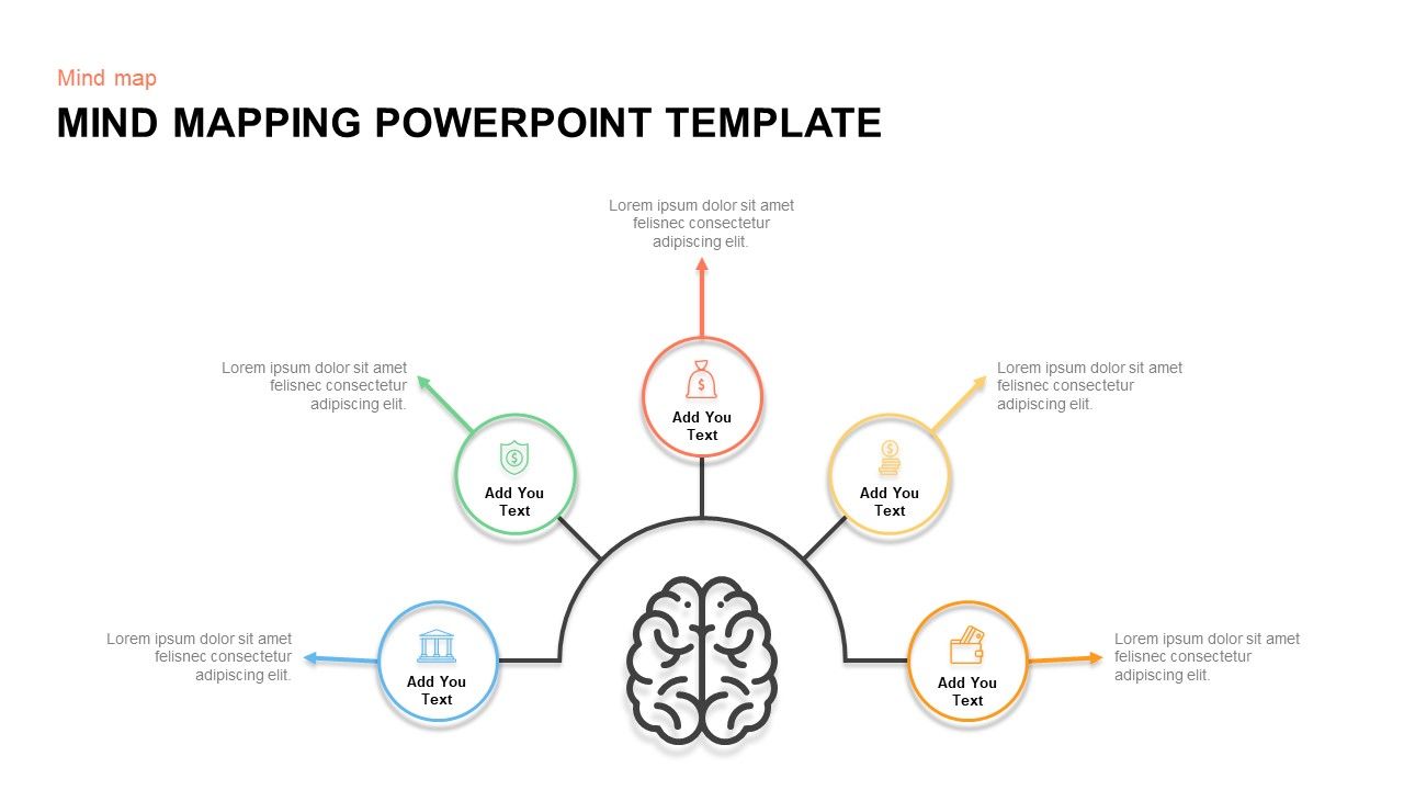 Detail Mind Map Ppt Template Nomer 22