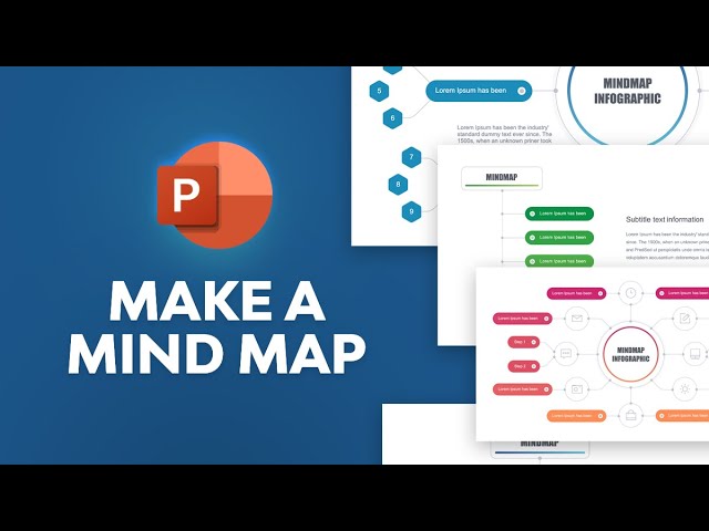 Detail Mind Map Presentation Template Nomer 42