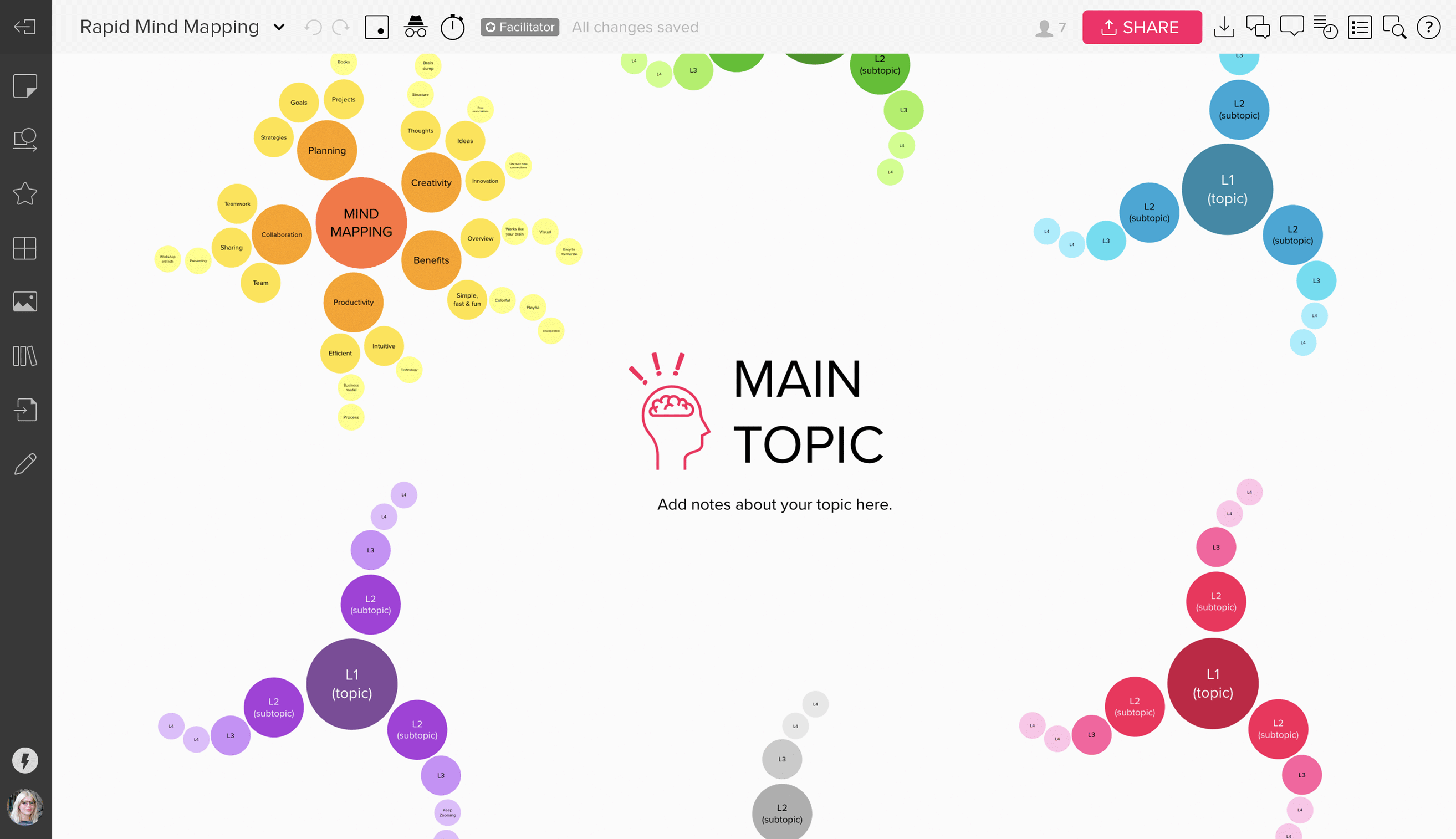Detail Mind Map Template Nomer 21