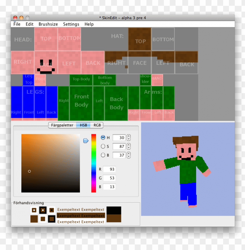 Detail Minecraft Skin Template Nomer 9