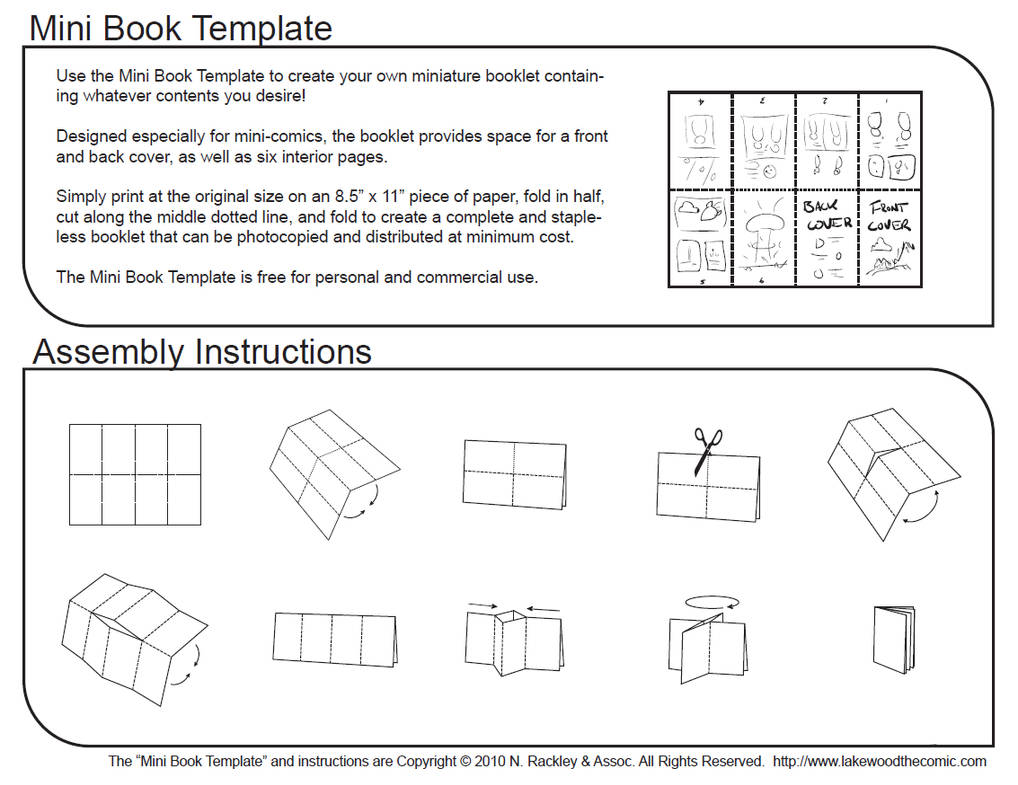 Detail Mini Comic Book Template Nomer 4