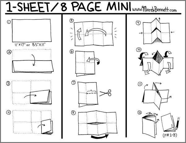 Detail Mini Comic Book Template Nomer 5