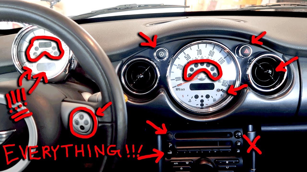 Detail Mini Cooper Speedometer Nomer 3