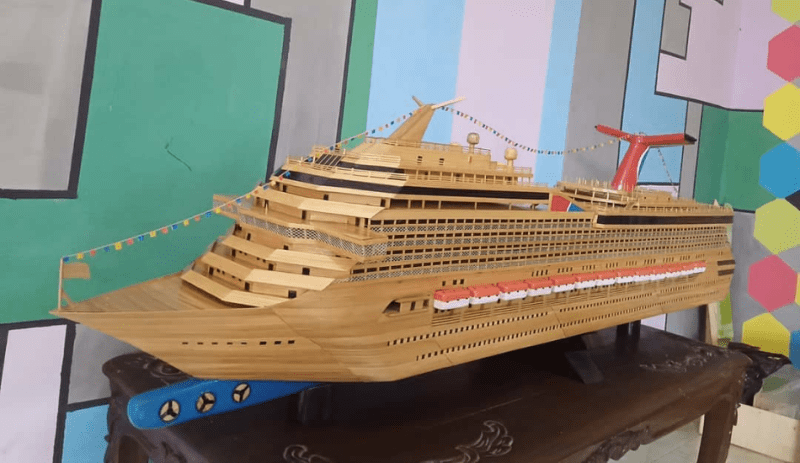 Detail Miniatur Kapal Dari Bambu Nomer 18