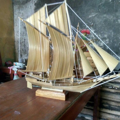 Detail Miniatur Kapal Dari Bambu Nomer 3