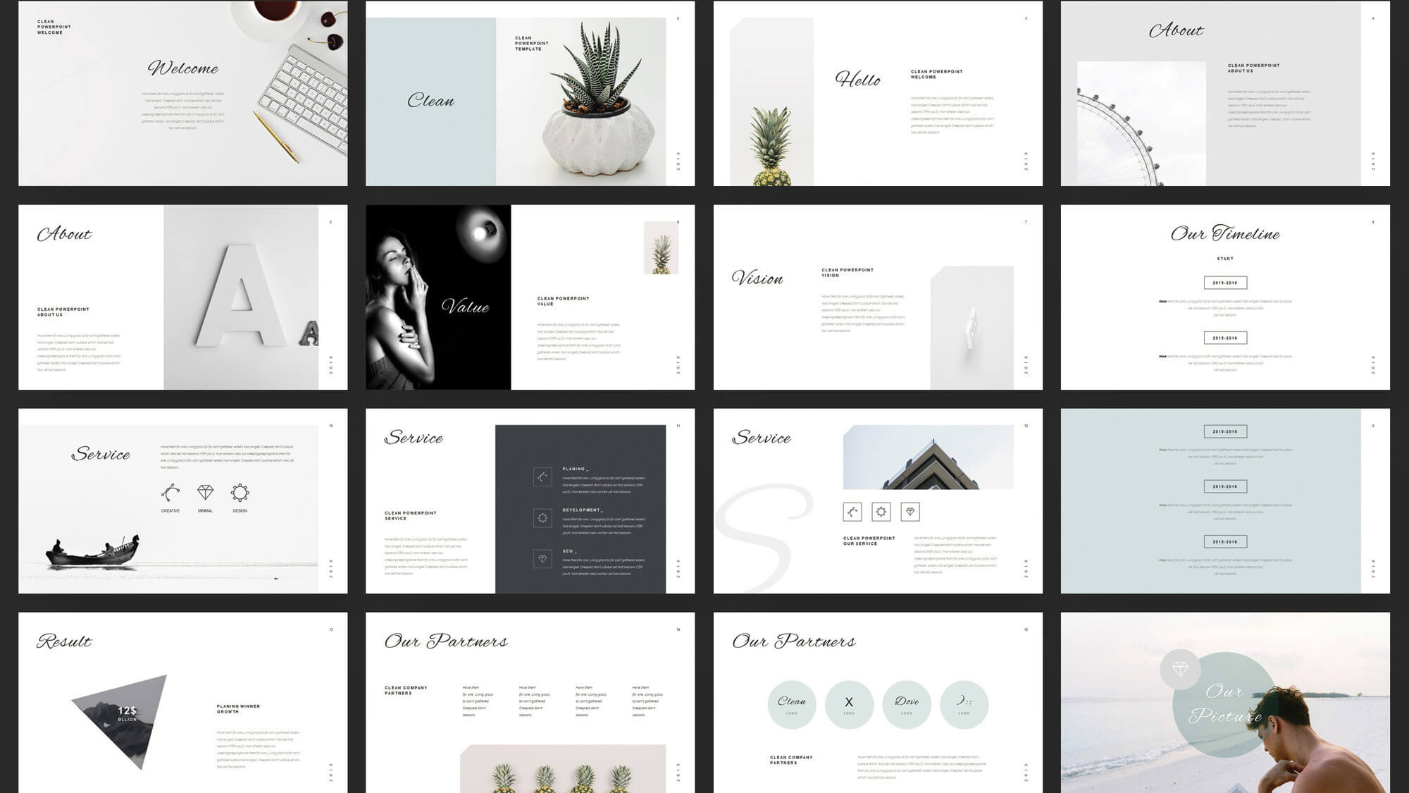 Detail Minimal Template Free Nomer 10