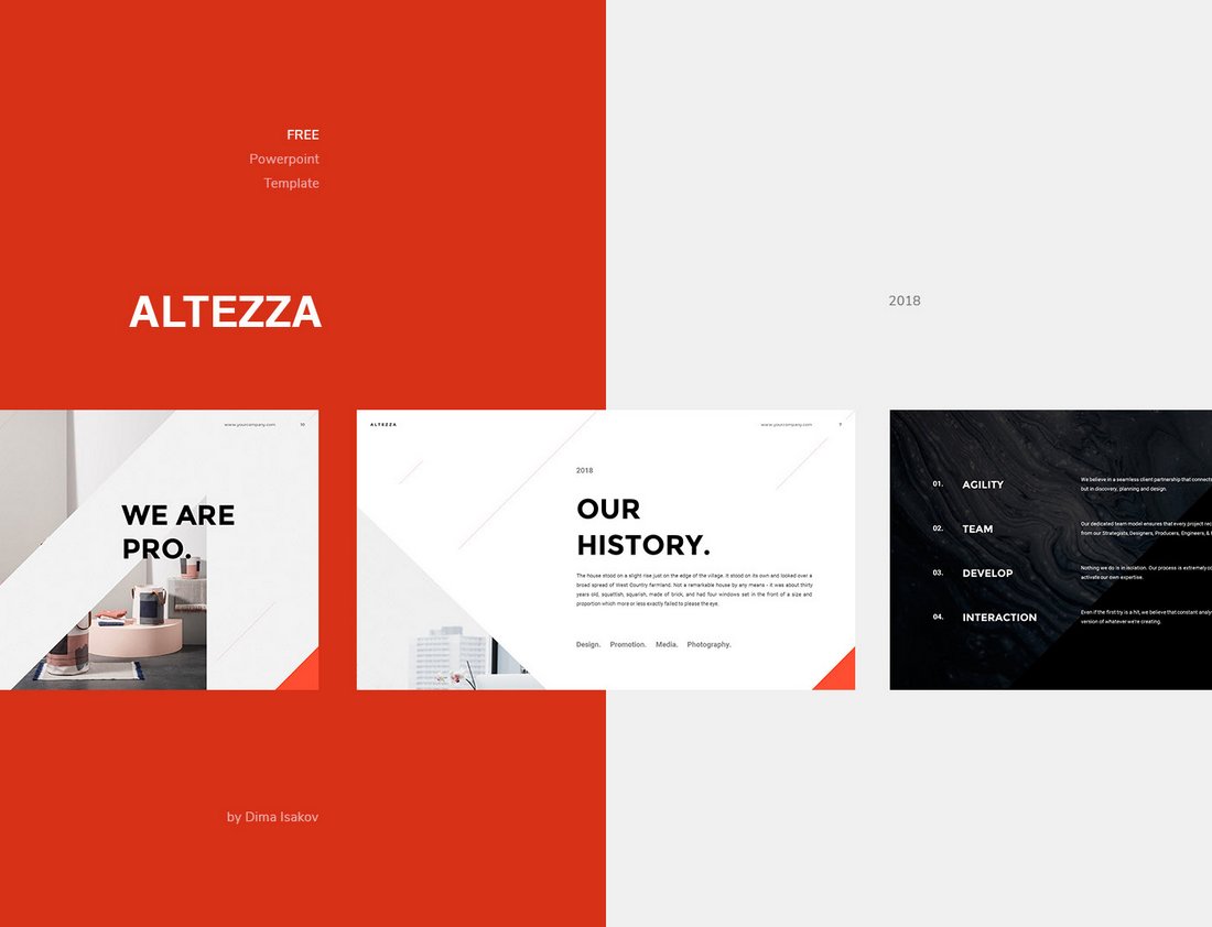 Detail Minimal Template Free Nomer 22