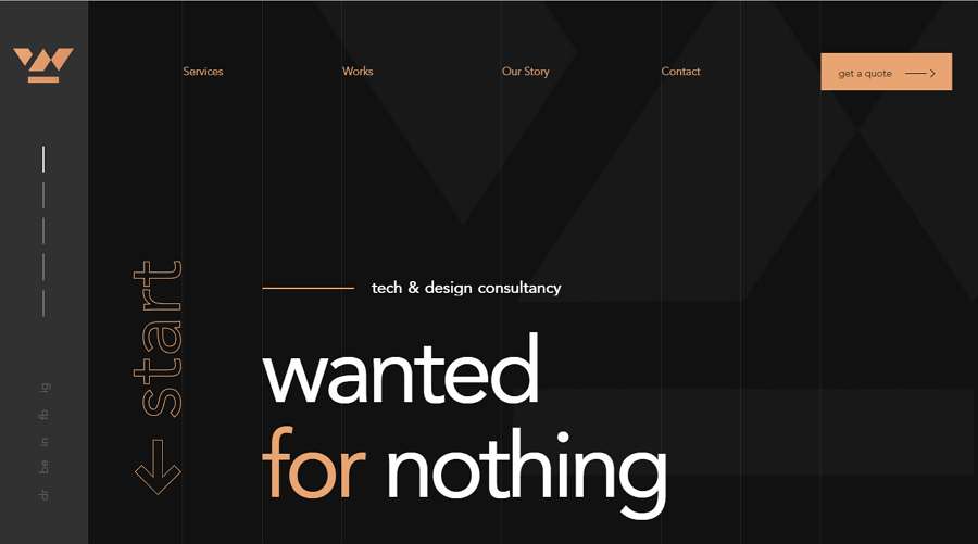 Detail Minimal Web Template Nomer 13