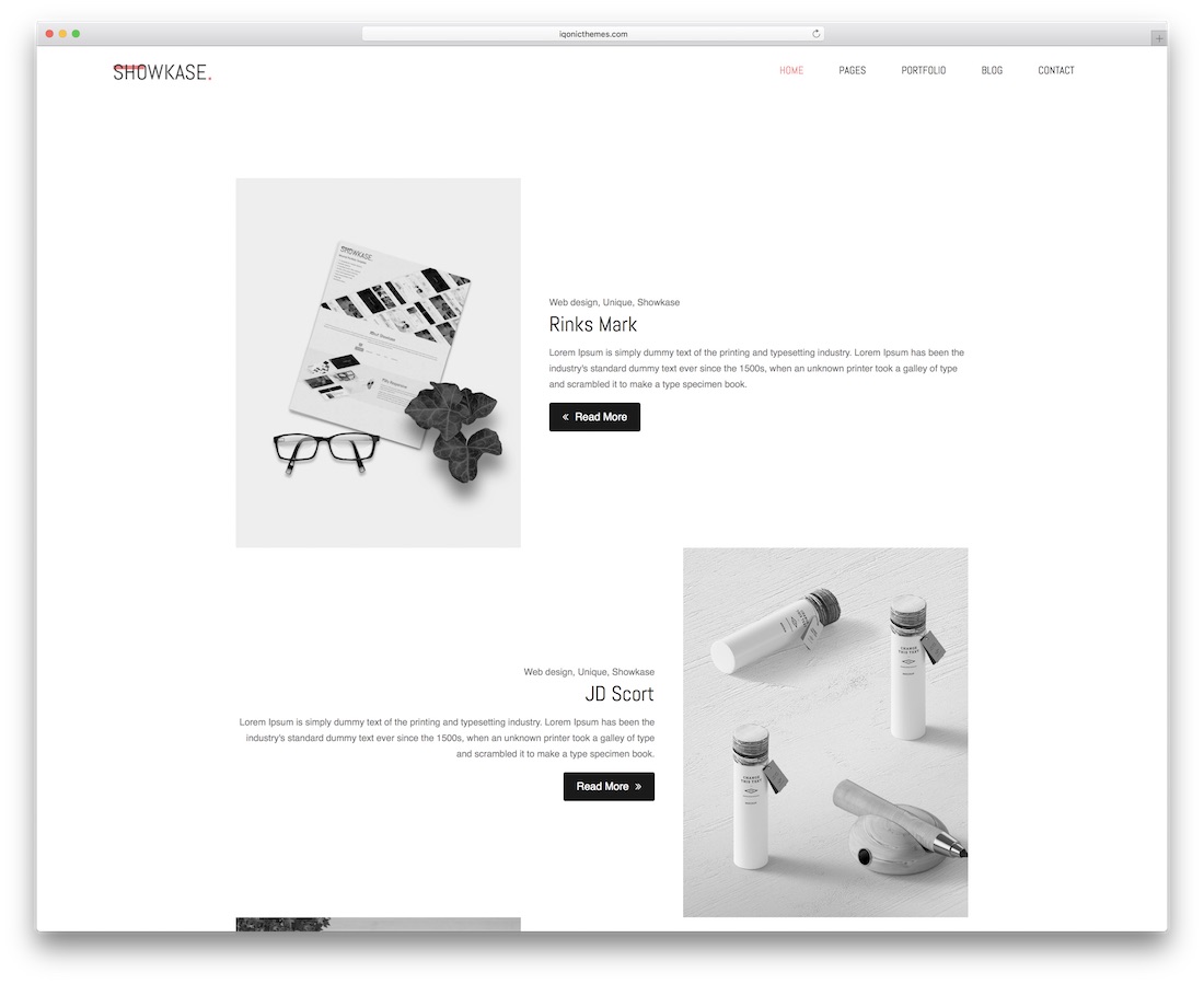 Detail Minimal Web Template Nomer 23