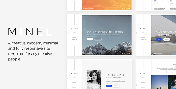 Detail Minimal Web Template Nomer 25