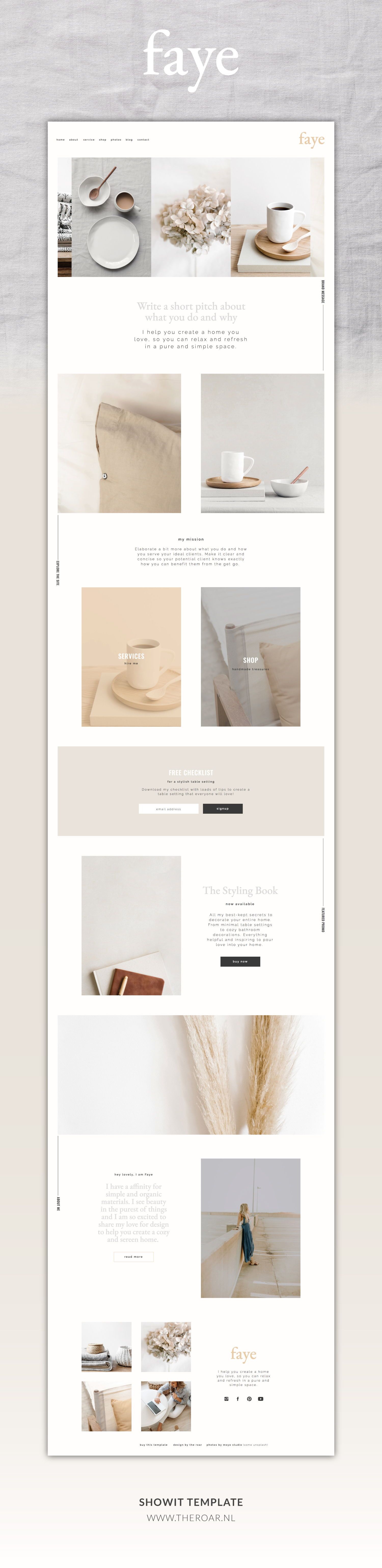 Detail Minimal Web Template Nomer 28