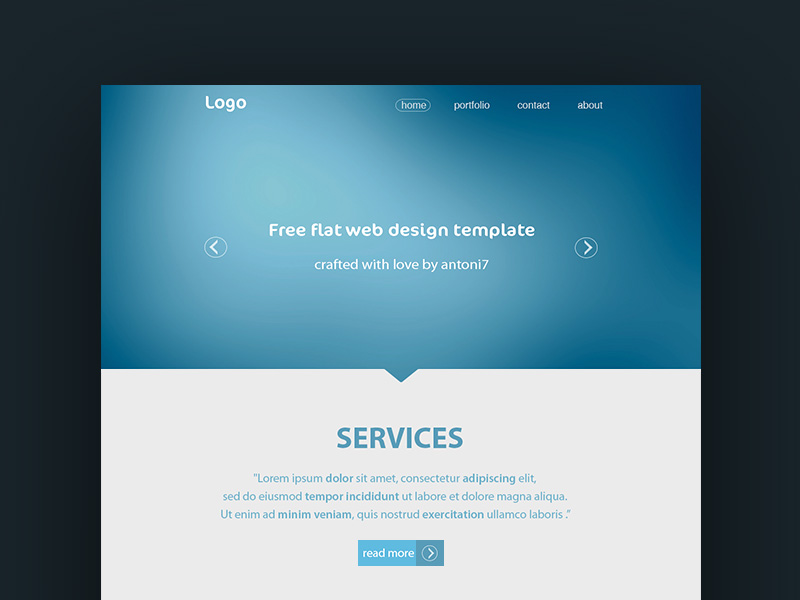 Detail Minimal Web Template Nomer 31