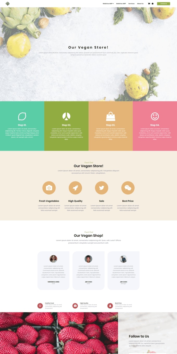 Detail Minimal Web Template Nomer 37