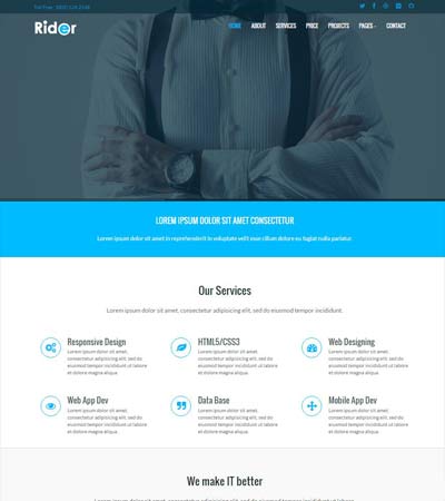 Detail Minimal Web Template Nomer 43