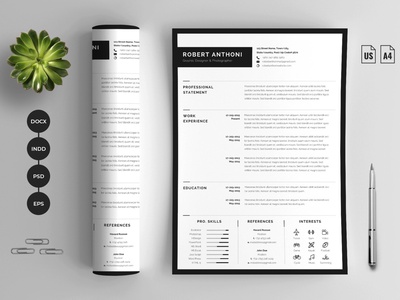 Detail Minimalist Cv Template Free Nomer 34