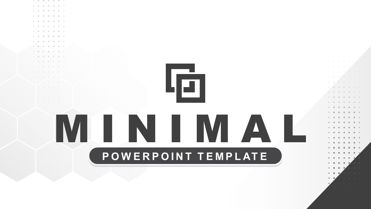 Detail Minimalist Powerpoint Template Nomer 19