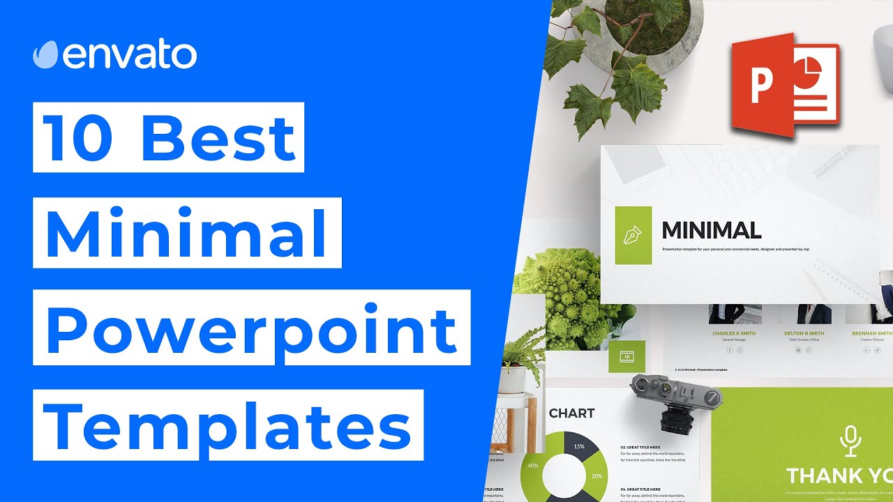 Detail Minimalist Powerpoint Template Nomer 30