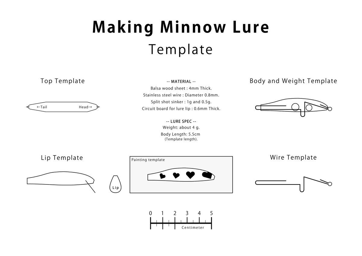 Detail Minnow Lure Template Nomer 11