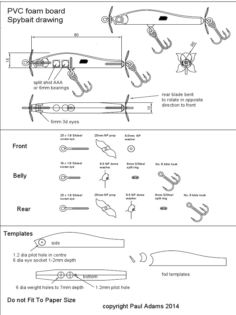 Detail Minnow Lure Template Nomer 21