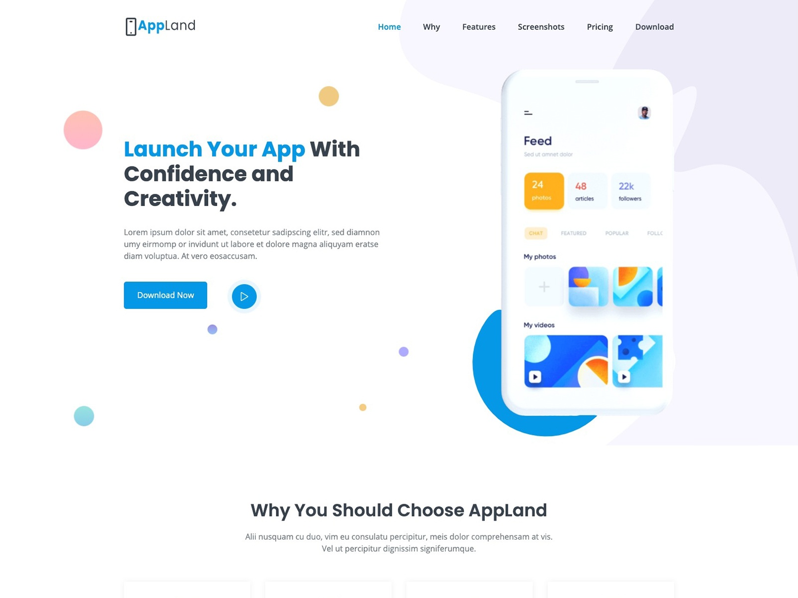 Detail Mobile App Html Template Free Nomer 25