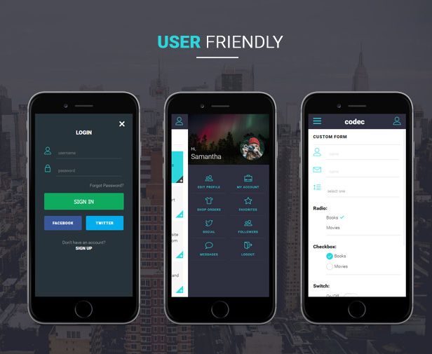 Detail Mobile App Html Template Free Nomer 35
