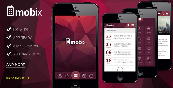 Detail Mobile App Html Template Free Nomer 43