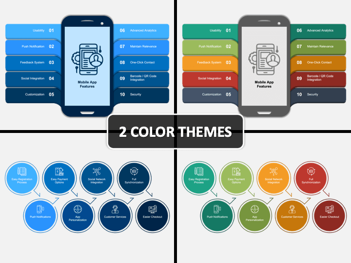 Detail Mobile App Ppt Template Nomer 39