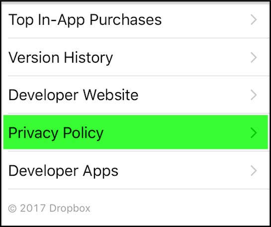 Detail Mobile App Privacy Policy Template Nomer 13