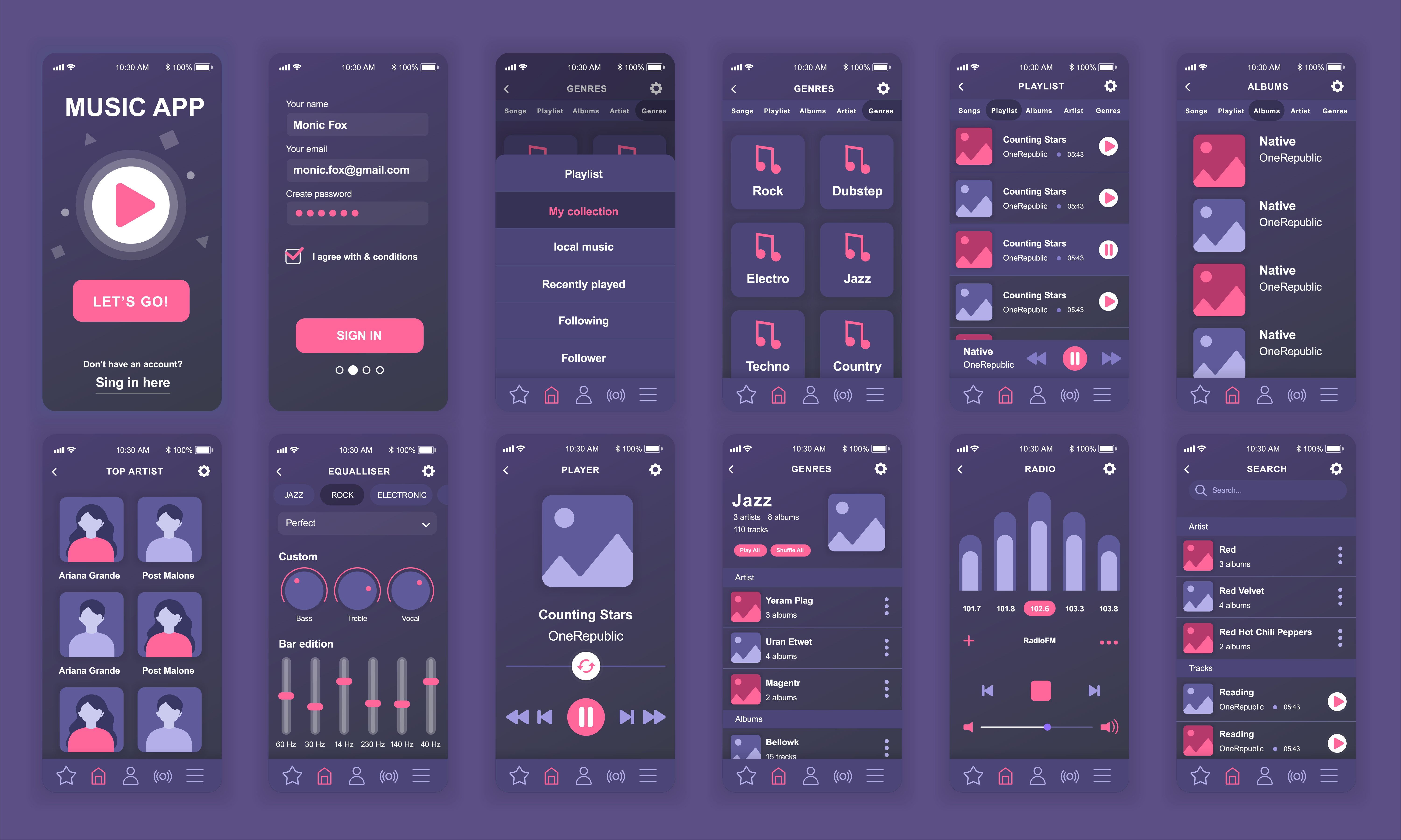 Detail Mobile App Ux Design Template Nomer 26