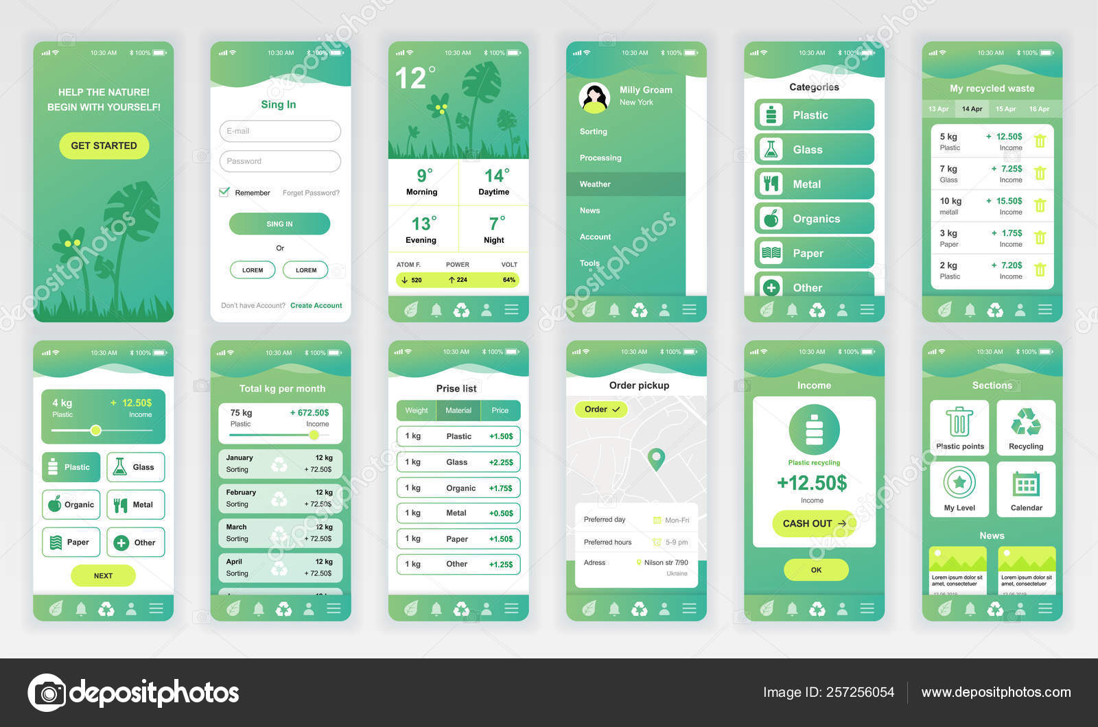 Detail Mobile App Ux Design Template Nomer 29