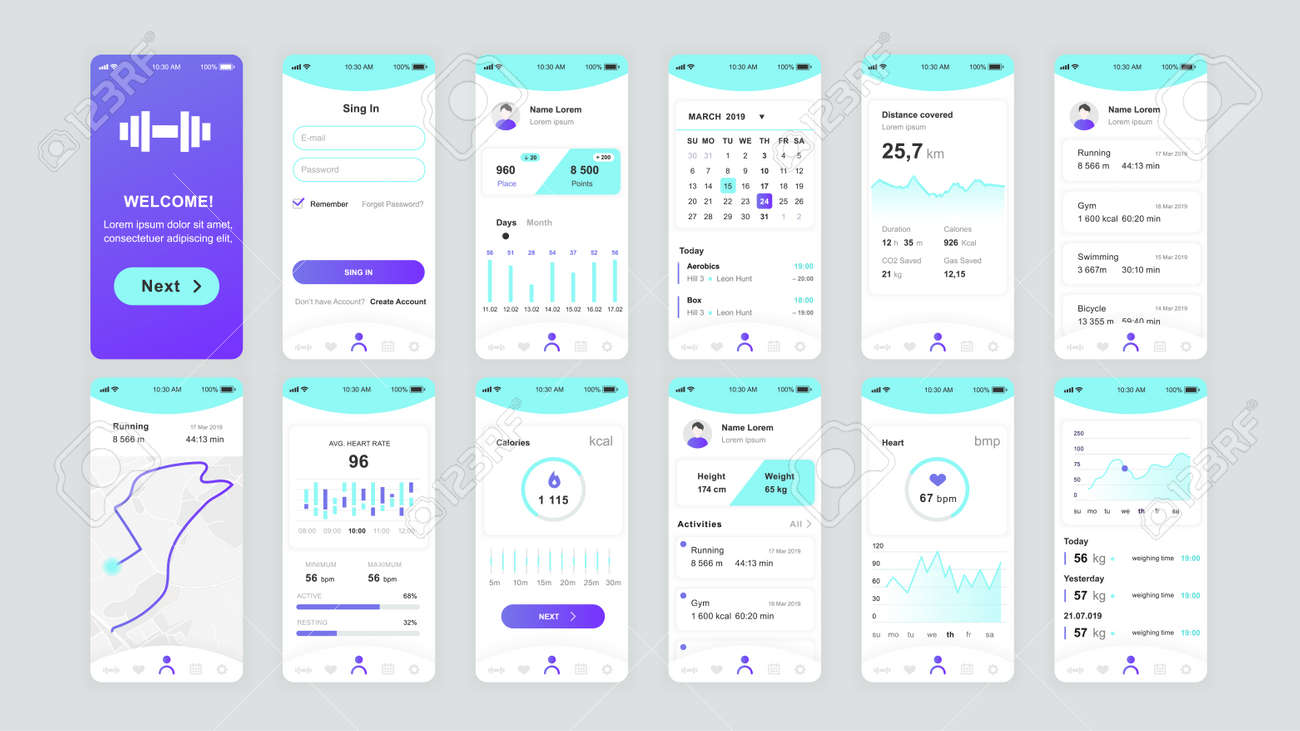 Detail Mobile App Ux Design Template Nomer 30