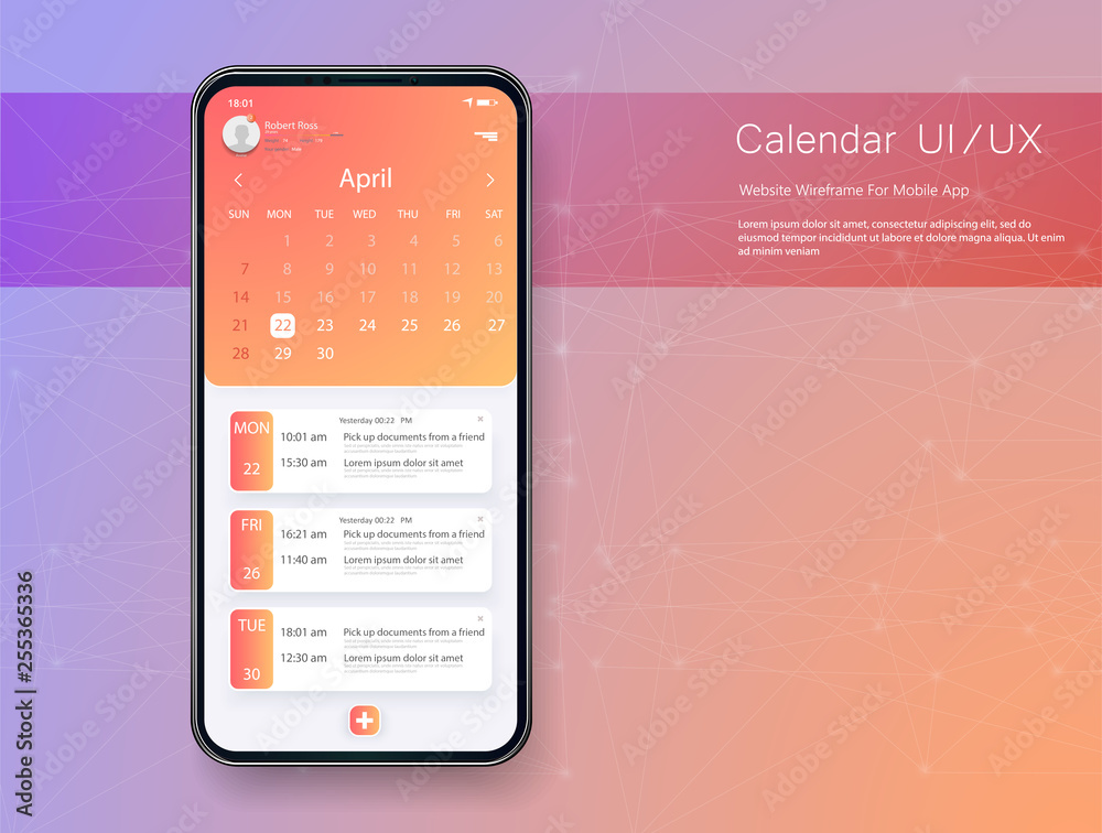Detail Mobile App Ux Design Template Nomer 36