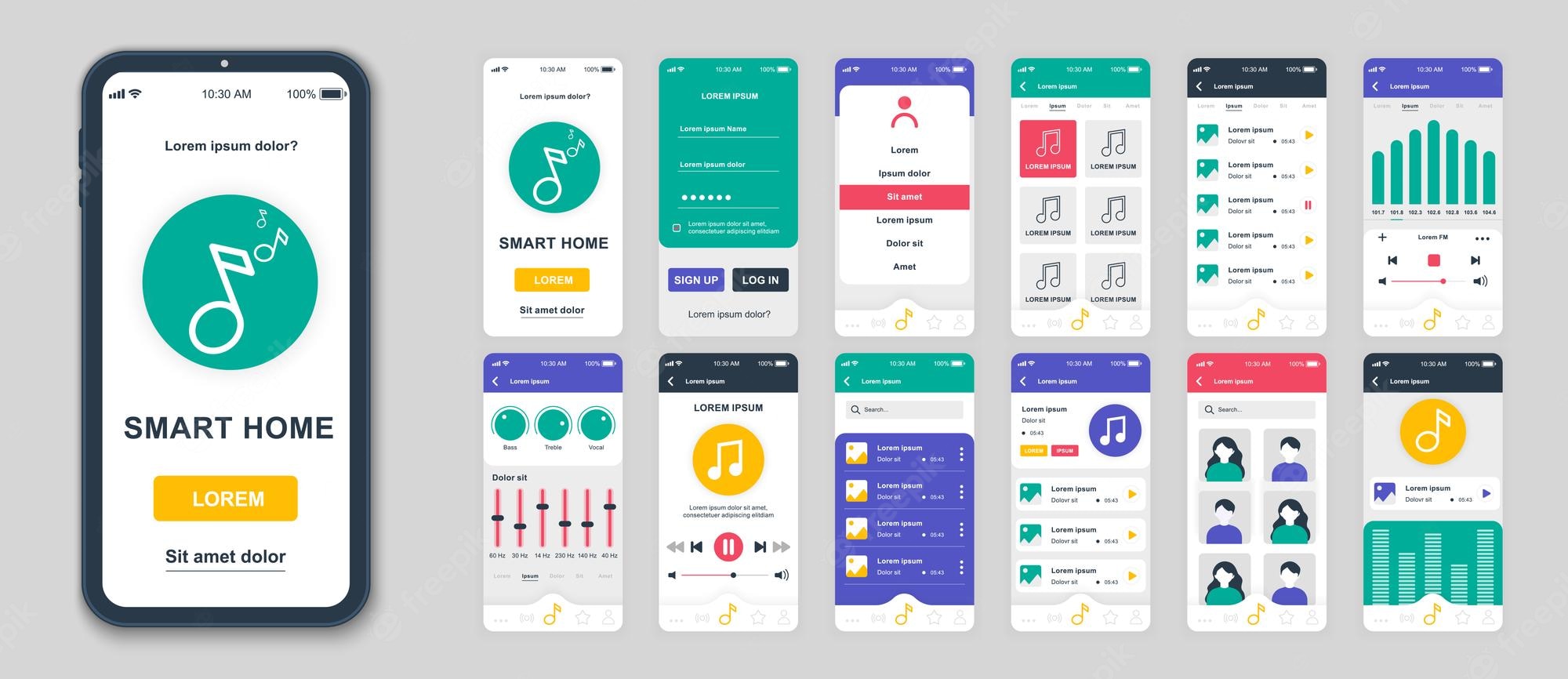 Detail Mobile App Ux Design Template Nomer 38